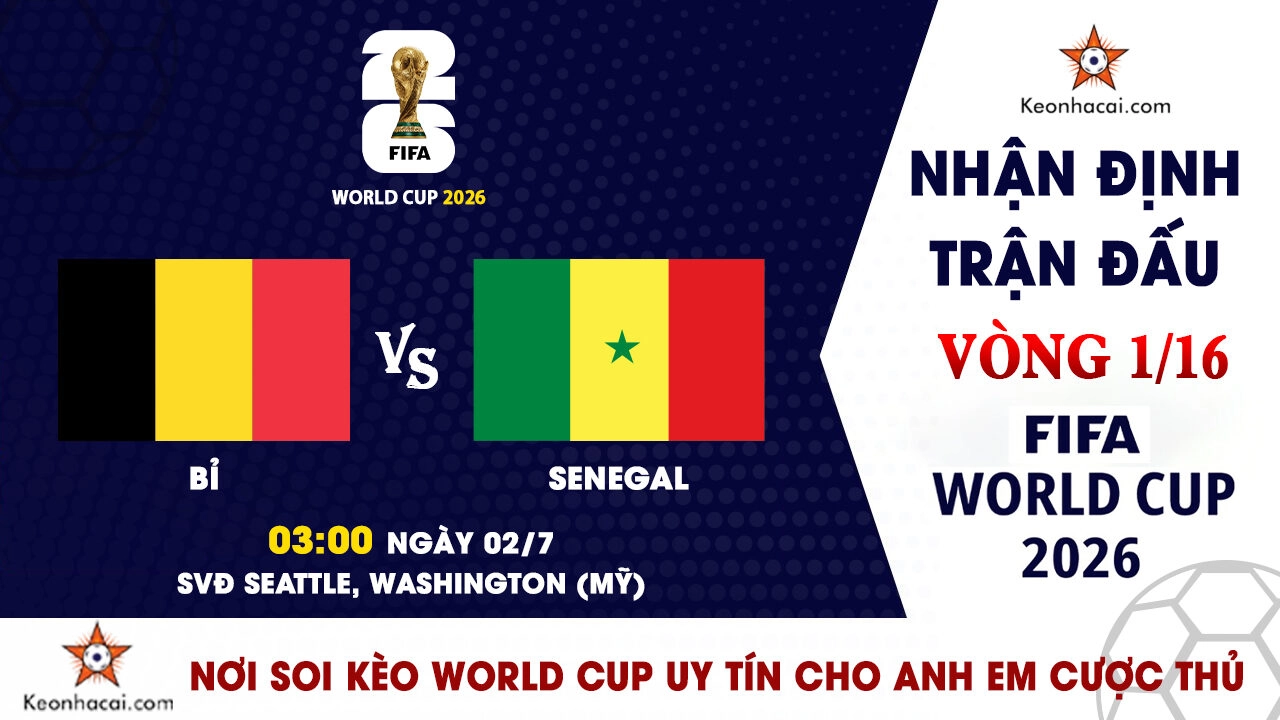 World Cup 2026 – Nhận Định Bỉ vs Senegal, 03h00 Ngày 02/7: Quỷ đỏ vượt khó