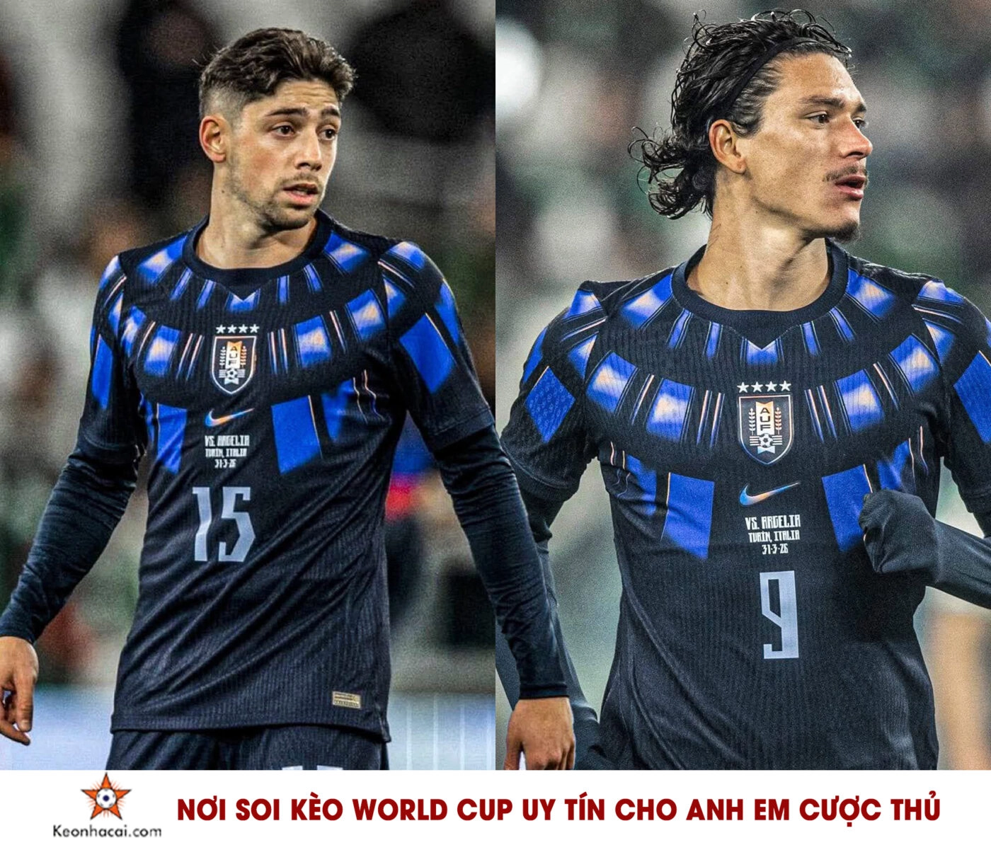 Valverde và Nunez liệu có giúp Uruguay mang về chiến thắng?